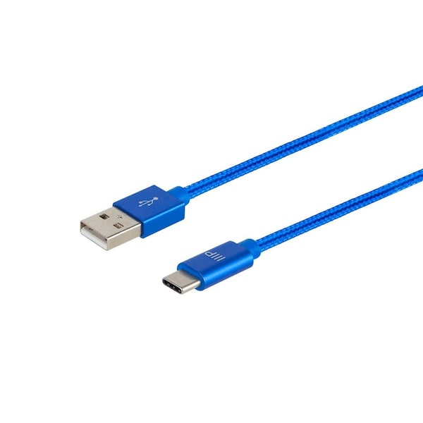 Palette Series USB 2.0 Type-C To Type-A Charge & Sync Nylon-Braid Cabl